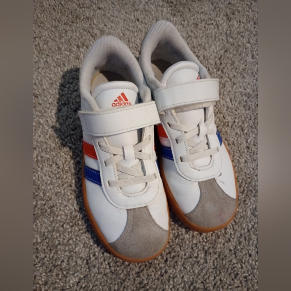Adidas VL Court 3.0 Elastic Lace Sneaker 3 Size Unisex Kids